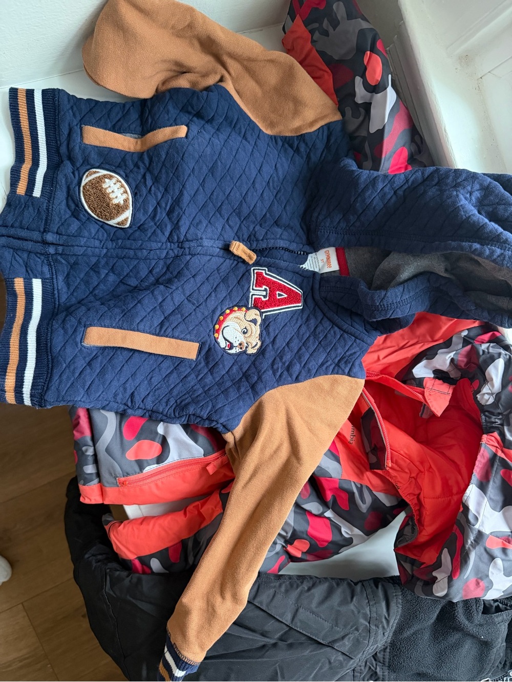 Four 3T cold weather jackets and coats